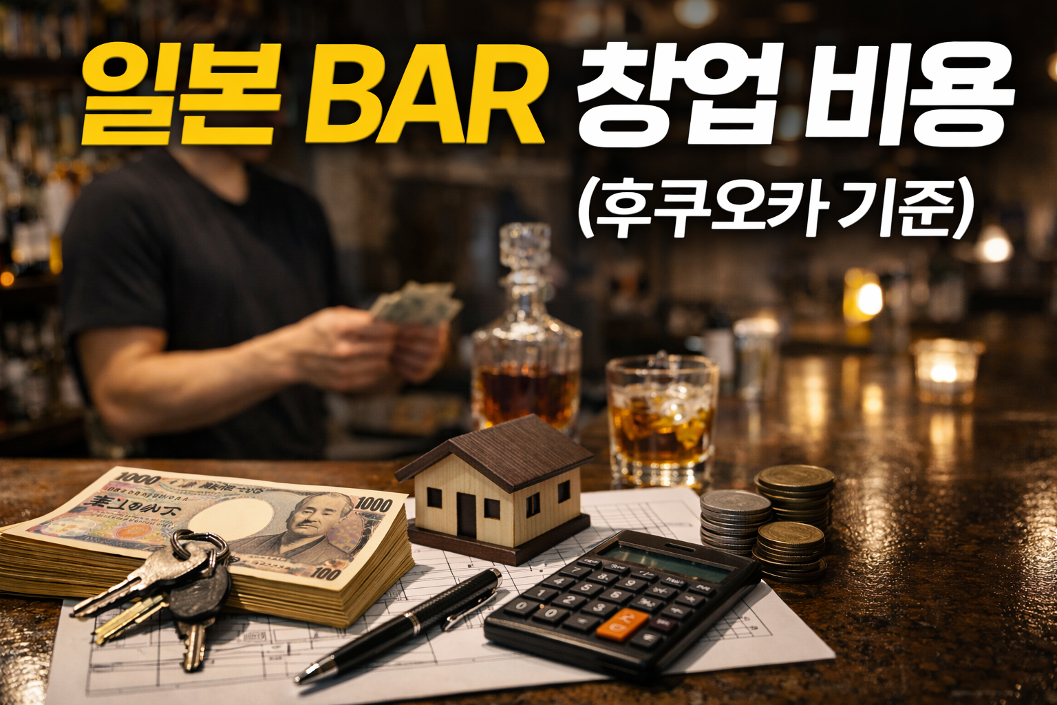 🇯🇵 일본 BAR 창업 비용 (후쿠오카 기준)